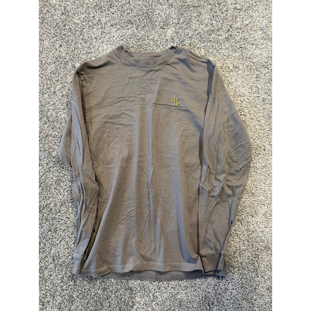 Simply Southern Long Sleeve Women S Brown Beneath The Stars Jeep Camping Tee